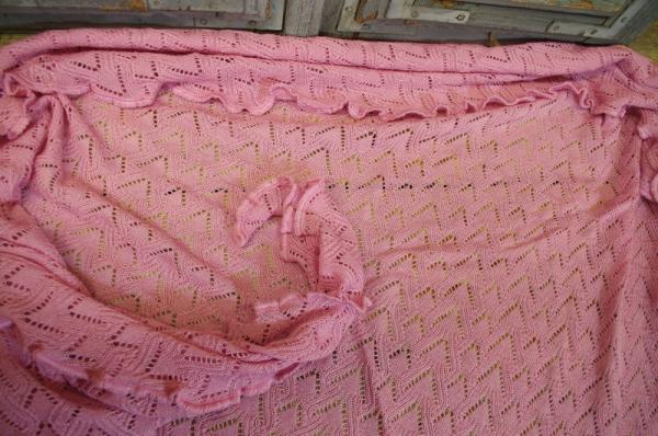 Invero Dreiecktuch Susi Azalea, reine Merinowolle